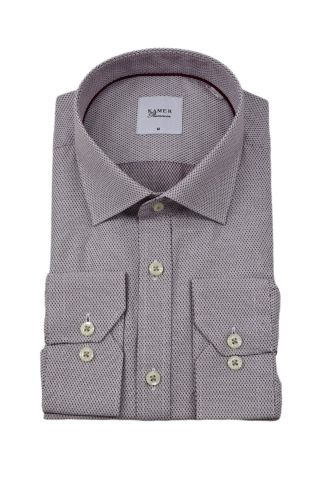 Erkek Klasik Petek Dokulu Uzun Kol Gömlek 3597 BGL-ST04401