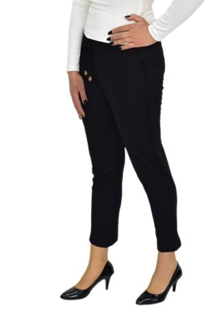 Kadın Cepli Havuç Paça Pantolon BGL-ST03865
