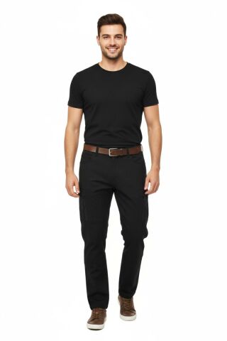 Erkek Kışlık Soft Jel Taktik İçi Polar Pantolon Regular BGL-ST05178