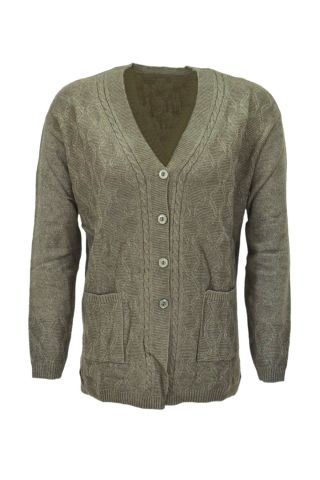 Kadın Cepli Triko  Hırka BGL-ST04128