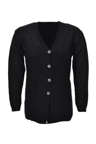 Kadın Cepli Triko  Hırka BGL-ST04128