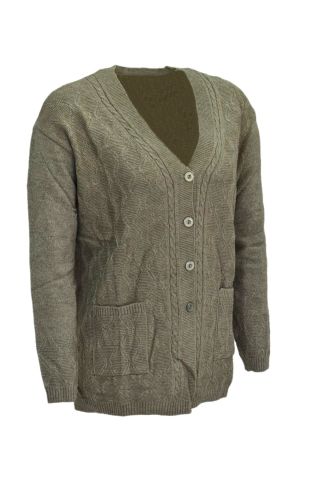 Kadın Cepli Triko  Hırka BGL-ST04128