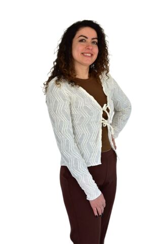 Kadın Yazlık Otantik Bürümcük Hırka BGL-ST04246