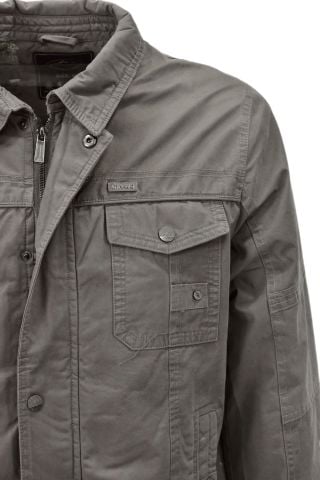 Erkek Spor Kanvas Yakalı Mont  M2625 BGL-ST03994