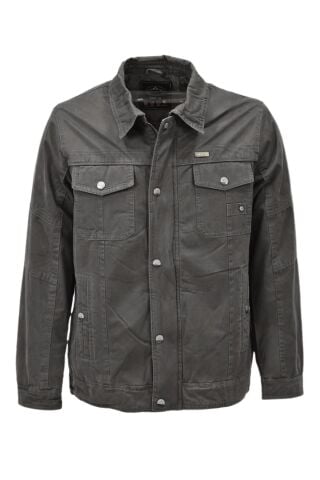 Erkek Spor Kanvas Yakalı Mont  M2625 BGL-ST03994