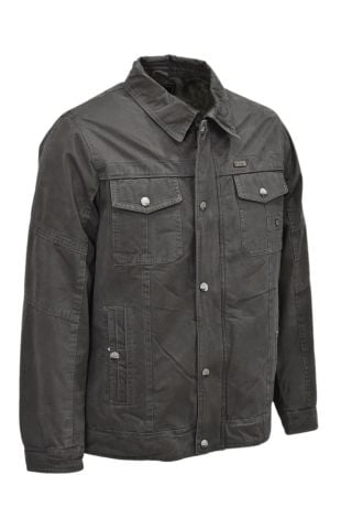 Erkek Spor Kanvas Yakalı Mont  M2625 BGL-ST03994