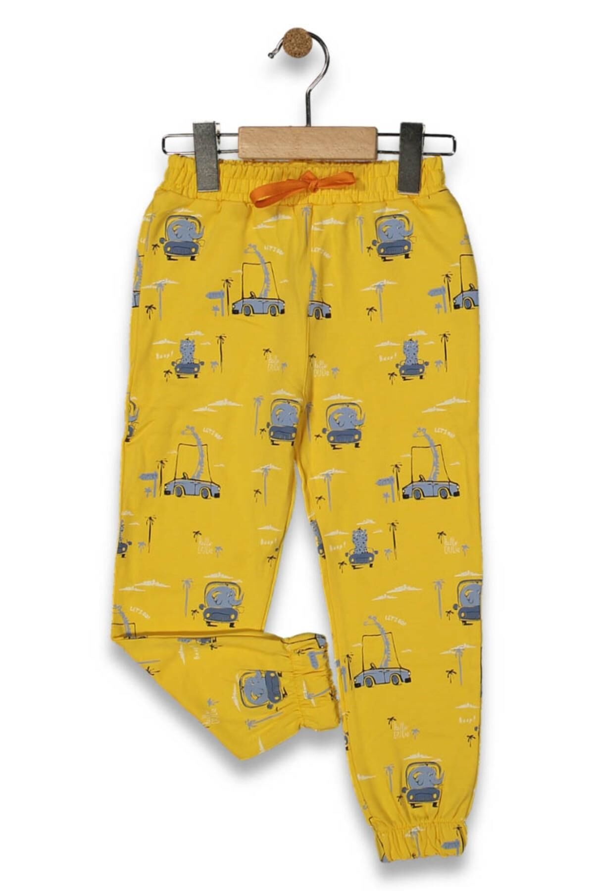 Kız Çocuk Baskılı Penye Eşofman Altı 252592  BGL-ST04427