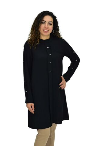 Kadın Köprü Dikişli Puntalı Tunik BGL-ST03600