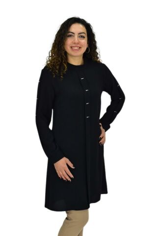 Kadın Köprü Dikişli Puntalı Tunik BGL-ST03600