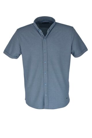 Erkek Önden Düğmeli Yakalı Tişört R4680 BGL-ST03770