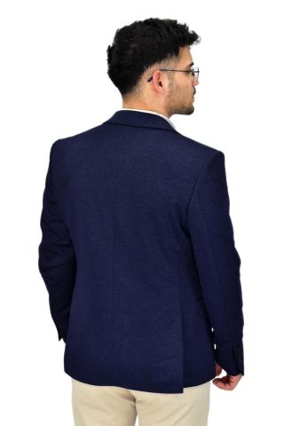 Erkek Lacivert Tek Spor Ceket BGL-ST04467