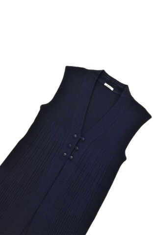 Kadın Altı Düğme Triko Yelek BGL-ST03941