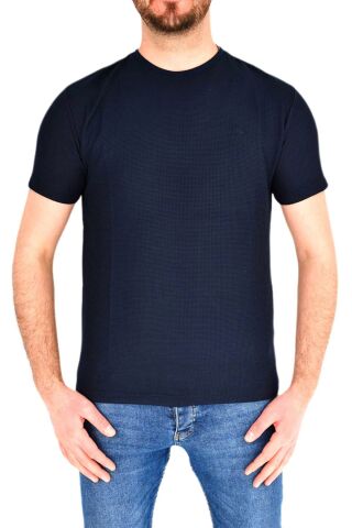 Erkek Sıfır Yaka Tişört Waffle BGL-ST01892