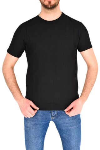 Erkek Sıfır Yaka Tişört Waffle BGL-ST01892