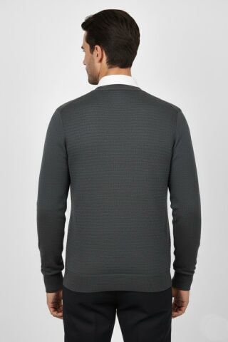 Erkek Düğmeli Cepli Hırka BGL-ST04834