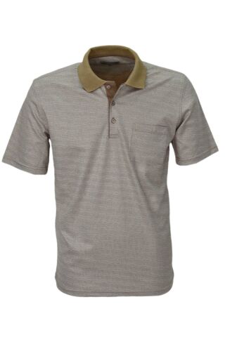 Erkek Polo Yaka Jakarlı Cepli Tişört 7720 BGL-ST03831