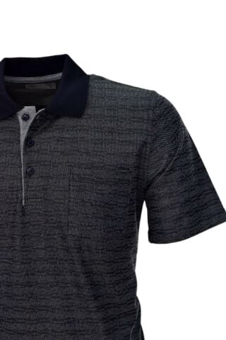 Erkek Polo Yaka Jakarlı Cepli Tişört 7720 BGL-ST03831