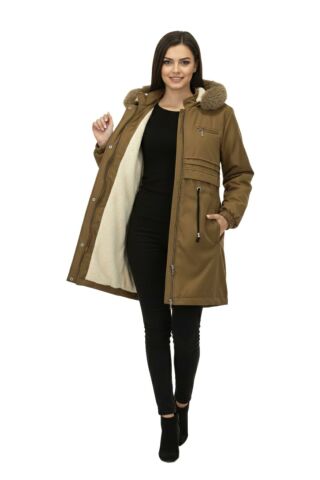 Kadın Kapüşonlu İçi Peluş Mont BGL-ST05027