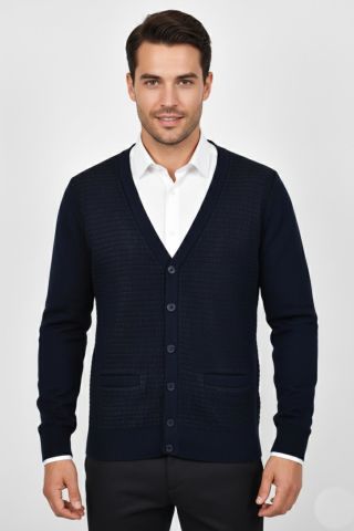 Erkek Düğmeli Cepli Hırka BGL-ST04833