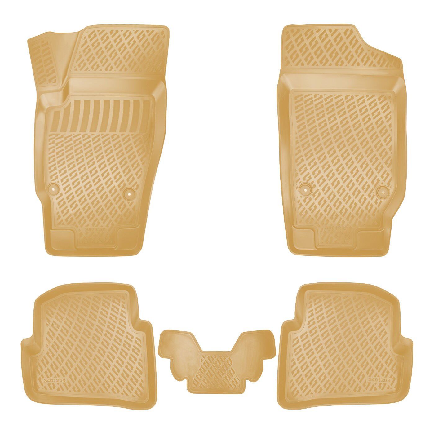 Seat Cordoba 2002-2008 Havuzlu Paspas Bej #1