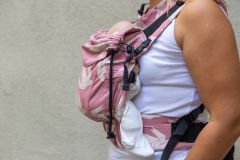 Huggy Nest Baby Carrier - Dock Dahlia