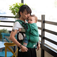 Huggy Nest Baby Carrier - Diamond Emerald