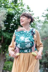 Huggy Nest Baby Carrier - Begonvil Jade