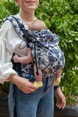 Huggy Softy Baby Size Carrier - Marble Mist