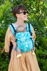 Huggy Softy Baby Size Carrier - Huggadocia Cloud