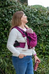 Huggy Softy Baby Size Carrier - Fuschia