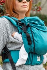 Huggy Softy Baby Size Carrier - Aquamarine