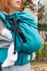 Huggy Softy Baby Size Carrier - Aquamarine