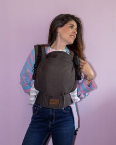 Huggy Plus Toddler Size Carrier - Wood