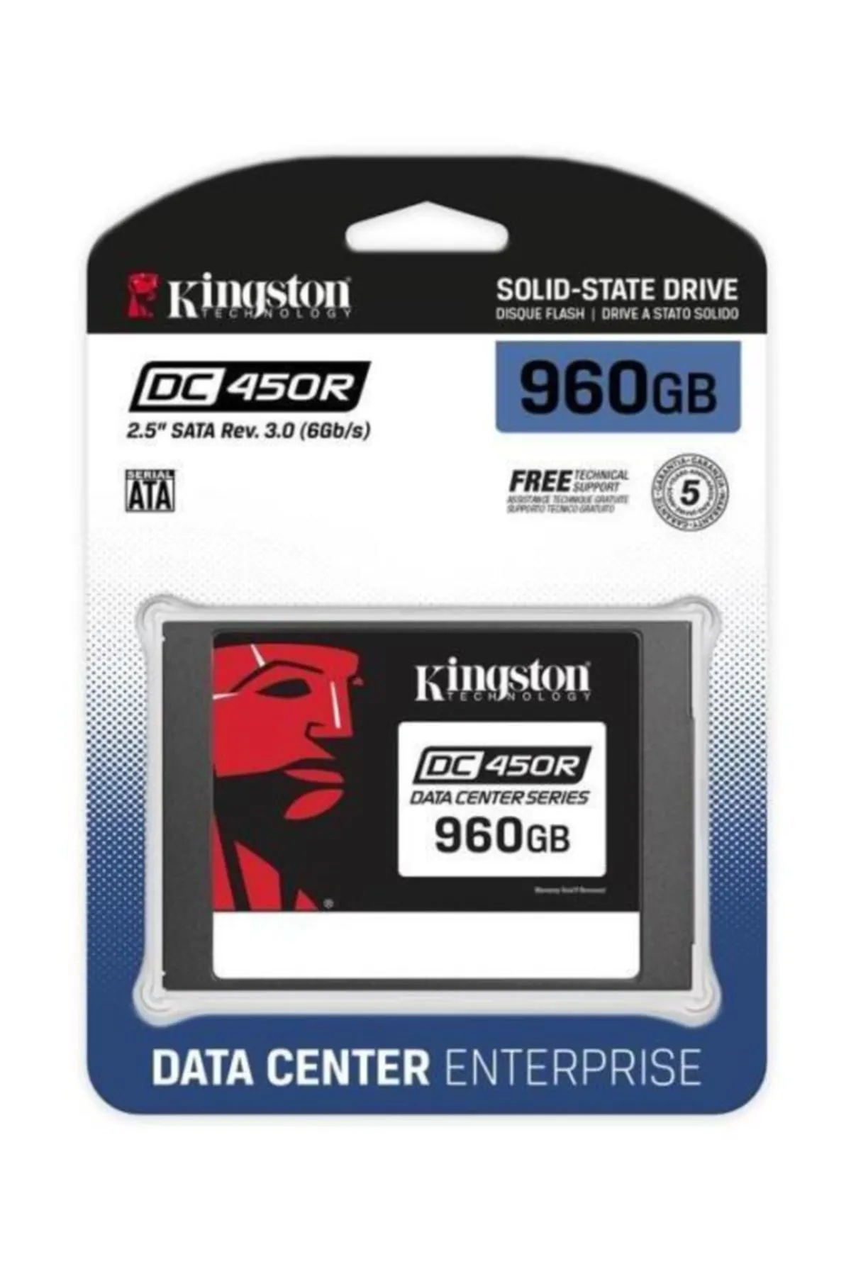 Kingston 960gb 2.5inç Dc450r Sata3 Server Ssd SEDC450R/960G