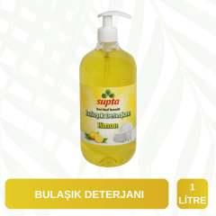 Supta Sıvı Bulaşık Deterjanı 1 LT Limon Kokulu