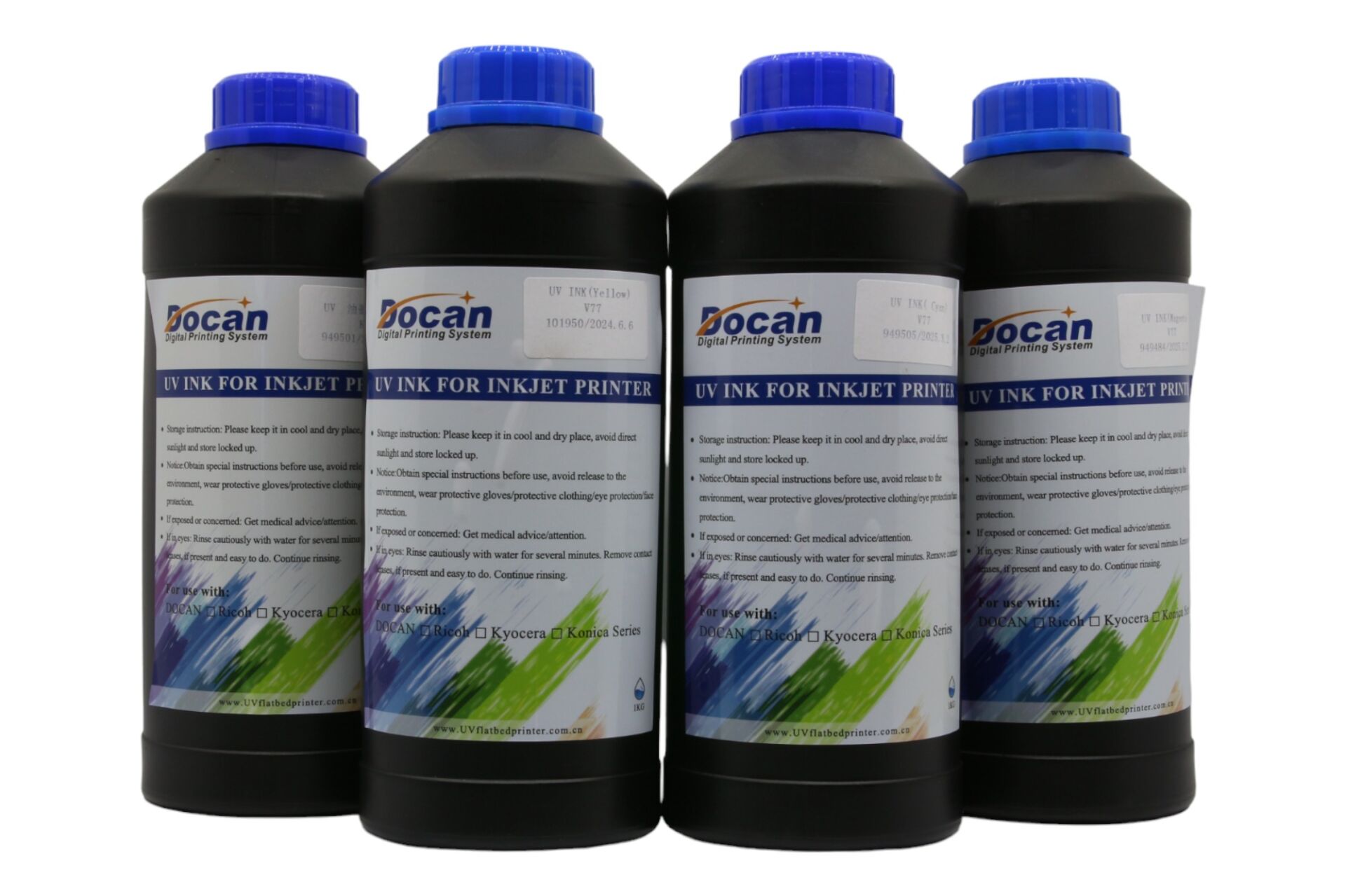 Docan V77 Kyocera, Gen6 UV  Dijital Baskı Boyası ( Esnek )