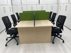 MAKRO OFİS - 6'LI ÇOKLU ÇALIŞMA MASASI - CALL CENTER WORKSTATİON