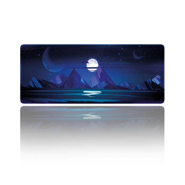 Mouse Pad Büyük Boy Gaming Oyuncu XXl 90x40 Ve 70x30 Cm MOONLIGHT