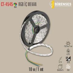 CATA CT-4545 Üç Çip Şerit Led İç Mekan (Rgb)