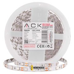 ACK Üç Çip Mavi 60Led 12V Ip20 Şerit Led AS01-00306