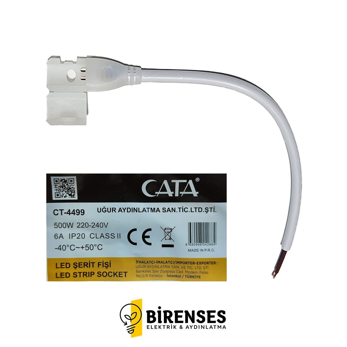 CATA CT-4499 220V Şerit Led Fişi