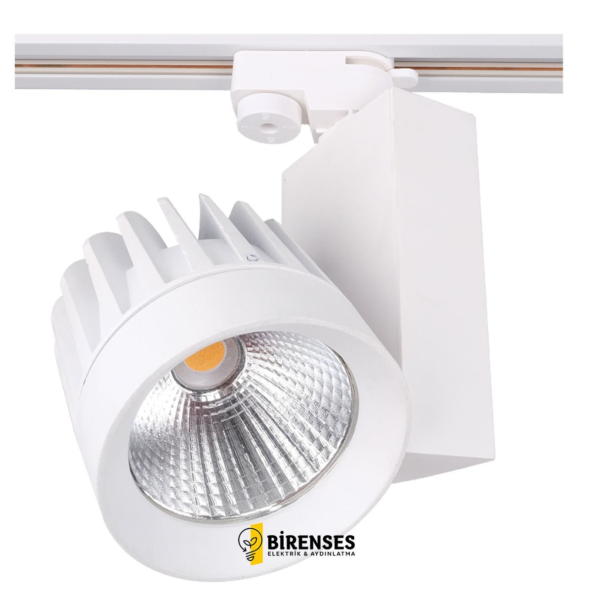 ACK 40W Beyaz 6500K Cob Led Monofaze Ray Armatürü AD30-14630