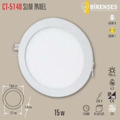 CATA CT-5148G 15W Slim Panel (Günışığı)