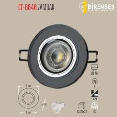 CATA CT-6646 Zambak Dekoratif Cam Spot