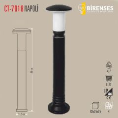 CATA CT-7018 Napoli Bahçe Armatürü (80 Cm) (E27)