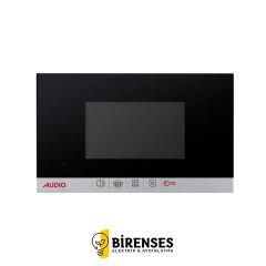 AUDIO Bus Plus Görüntülü Diafon 4,3'' Mekanık Buton Siyah (Beyaz Şase) 001181B