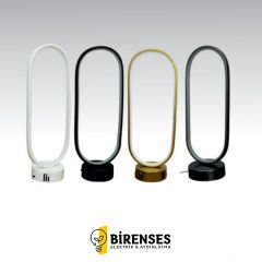 ERVA Zümrüt Ledli Abajur Gold ERV-MLAMP-005Go