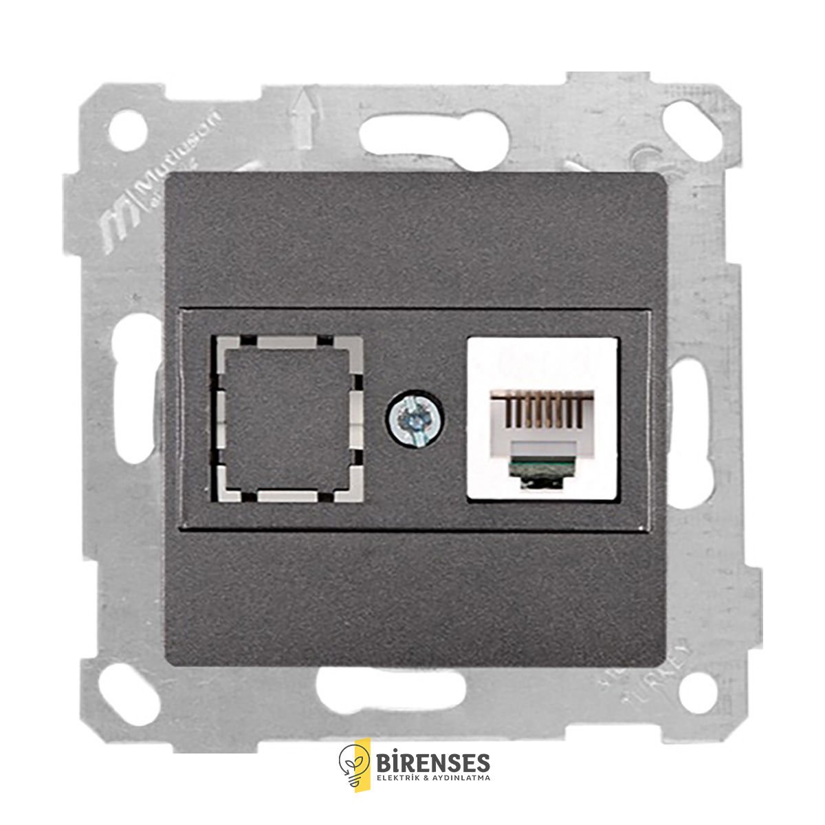 MUTLUSAN Rita Füme Data Prizi 1XRJ45 (CAT5E) 2200 136 0195