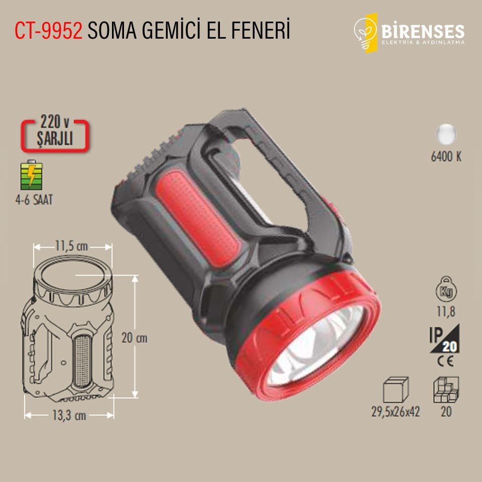 CATA CT-9952 Soma Gemici El Feneri