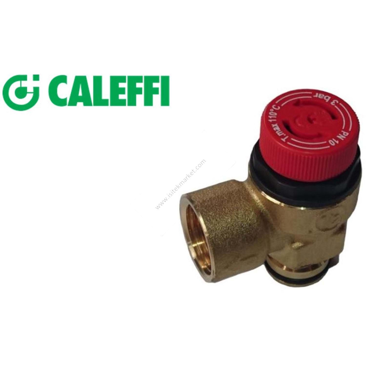 BAYMAK ECA 3 BAR EMNİYET VENTİLİ CALEFFİ GEÇME PİRİNÇ 1/2 (080.006.001)